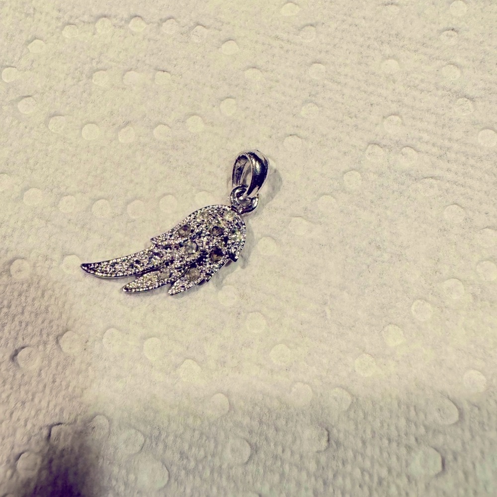 White Gold Angel Pendant